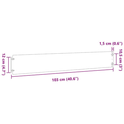 Rasenkanten 30 Stk. 15x103 cm Edelstahl