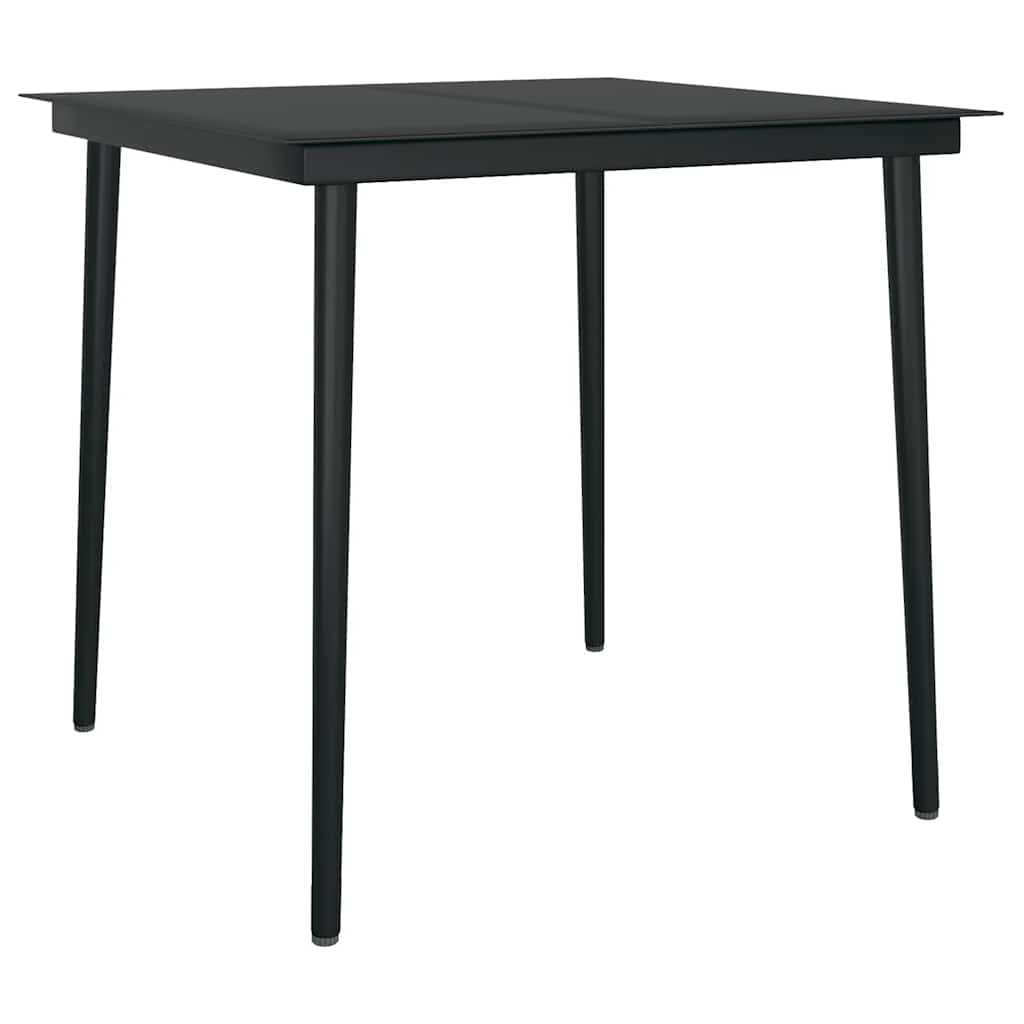 vidaXL 5-teiliges Garten-Esszimmerset Braunes Polyrattanglas