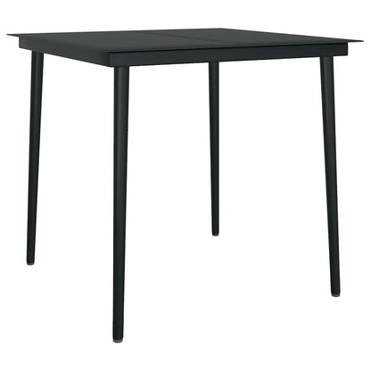 vidaXL 5-teiliges Garten-Esszimmerset Braunes Polyrattanglas
