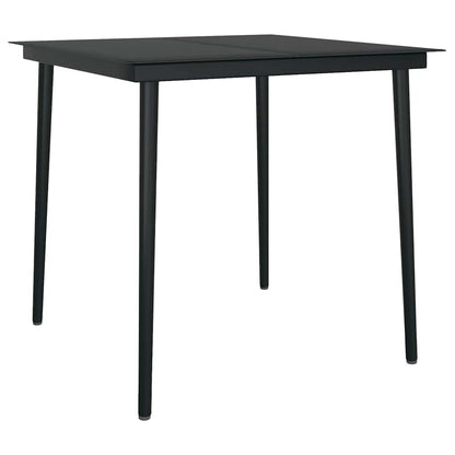 vidaXL 5-tlg. Garten-Essgruppe mit Kissen Braun Poly Rattan Glas