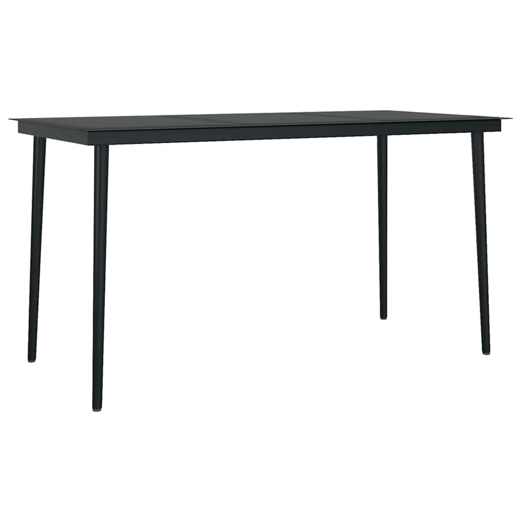 vidaXL 5-tlg. Garten-Essgruppe mit Kissen Grau Poly Rattan Glas
