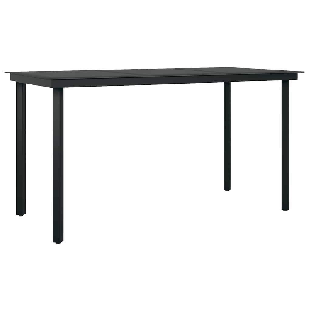 vidaXL 5-tlg. Garten-Essgruppe mit Kissen Braun Poly Rattan Glas