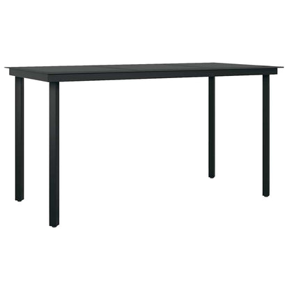 vidaXL 5-tlg. Garten-Essgruppe mit Kissen Braun Poly Rattan Glas