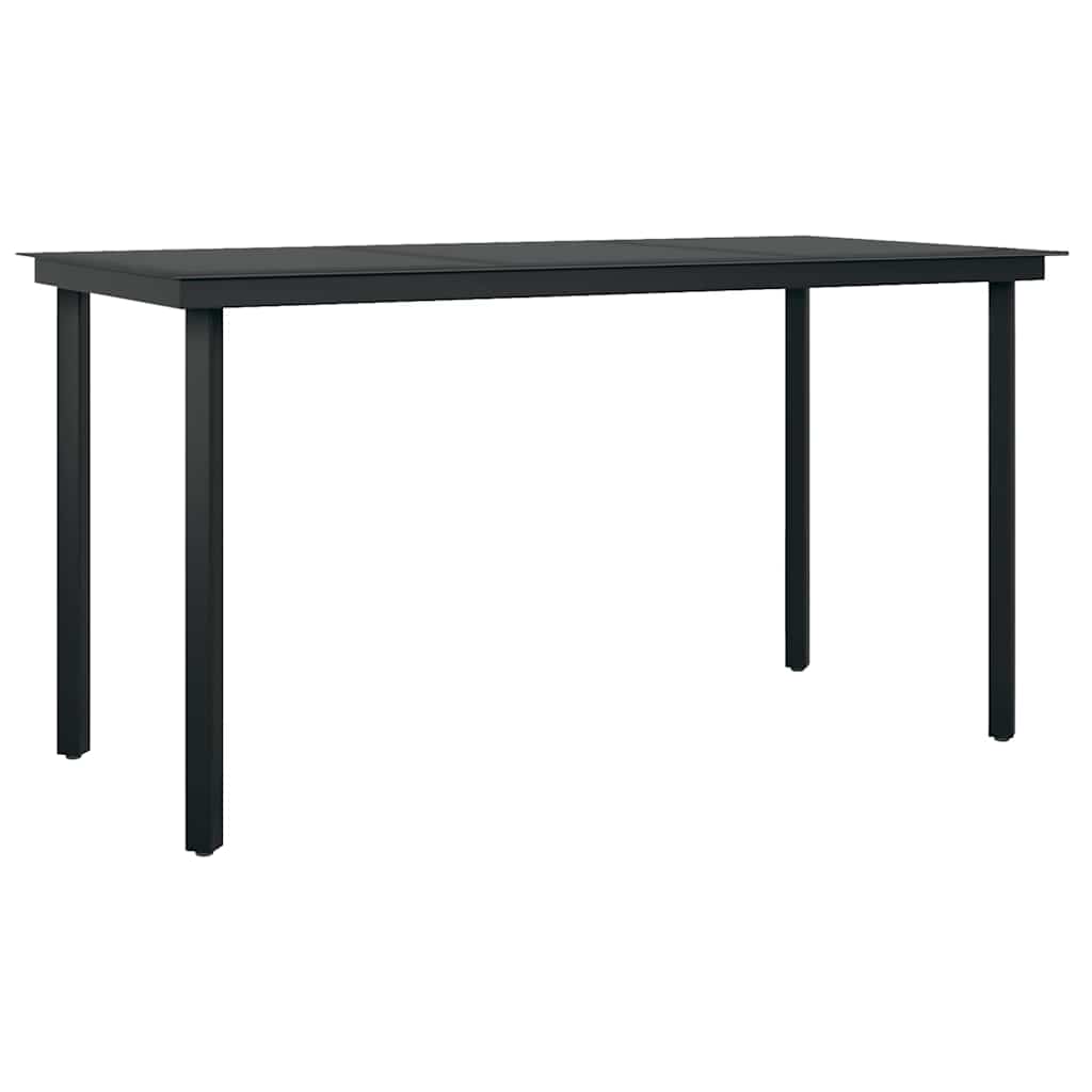 vidaXL 5-tlg. Garten-Essgruppe mit Kissen Grau Poly Rattan Glas