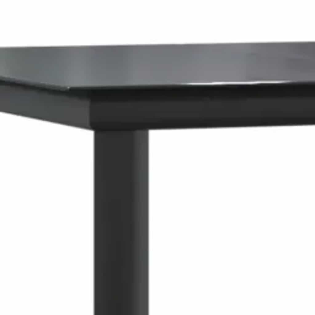 vidaXL 5-teiliges Garten-Esszimmerset Braunes Polyrattanglas