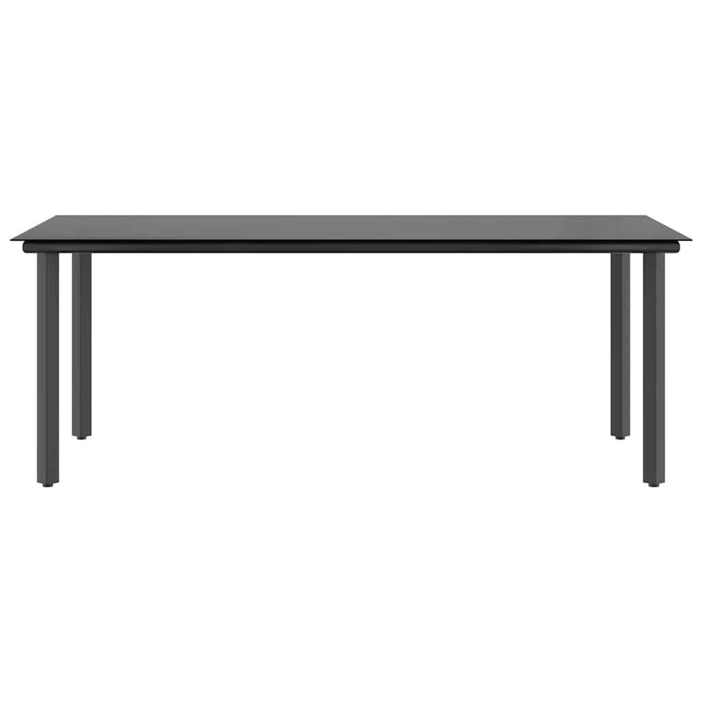 7-teiliges Garten-Esszimmerset Braunes Polyrattanglas