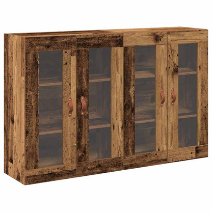 Wandschränke 2 pcs Altholz 69,5 x 34 x 90 cm Holzwerkstoff