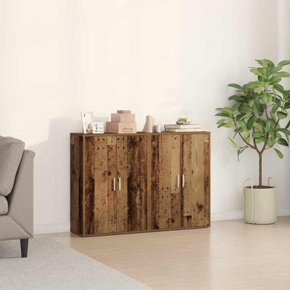 Sideboard 2 pcs Altholz 60 x 31 x 84 cm Holzwerkstoff