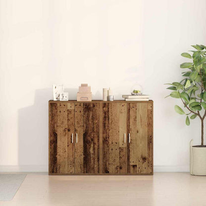 Sideboard 2 pcs Altholz 60 x 31 x 84 cm Holzwerkstoff