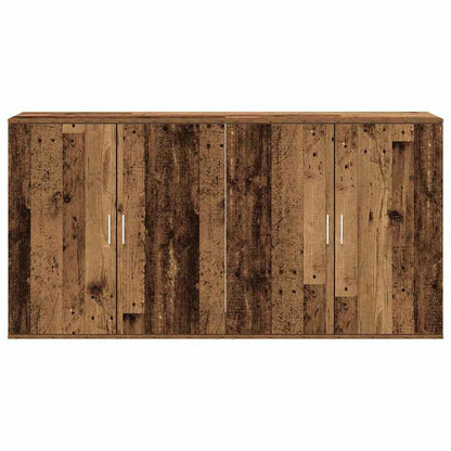 Sideboard 2 pcs Altholz 79 x 38 x 80 cm Holzwerkstoff