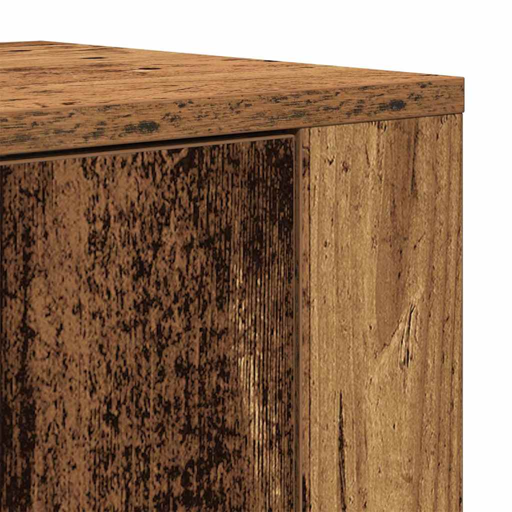 vidaXL Highboard Altholz 80 x 33 x 150 cm Holzwerkstoff