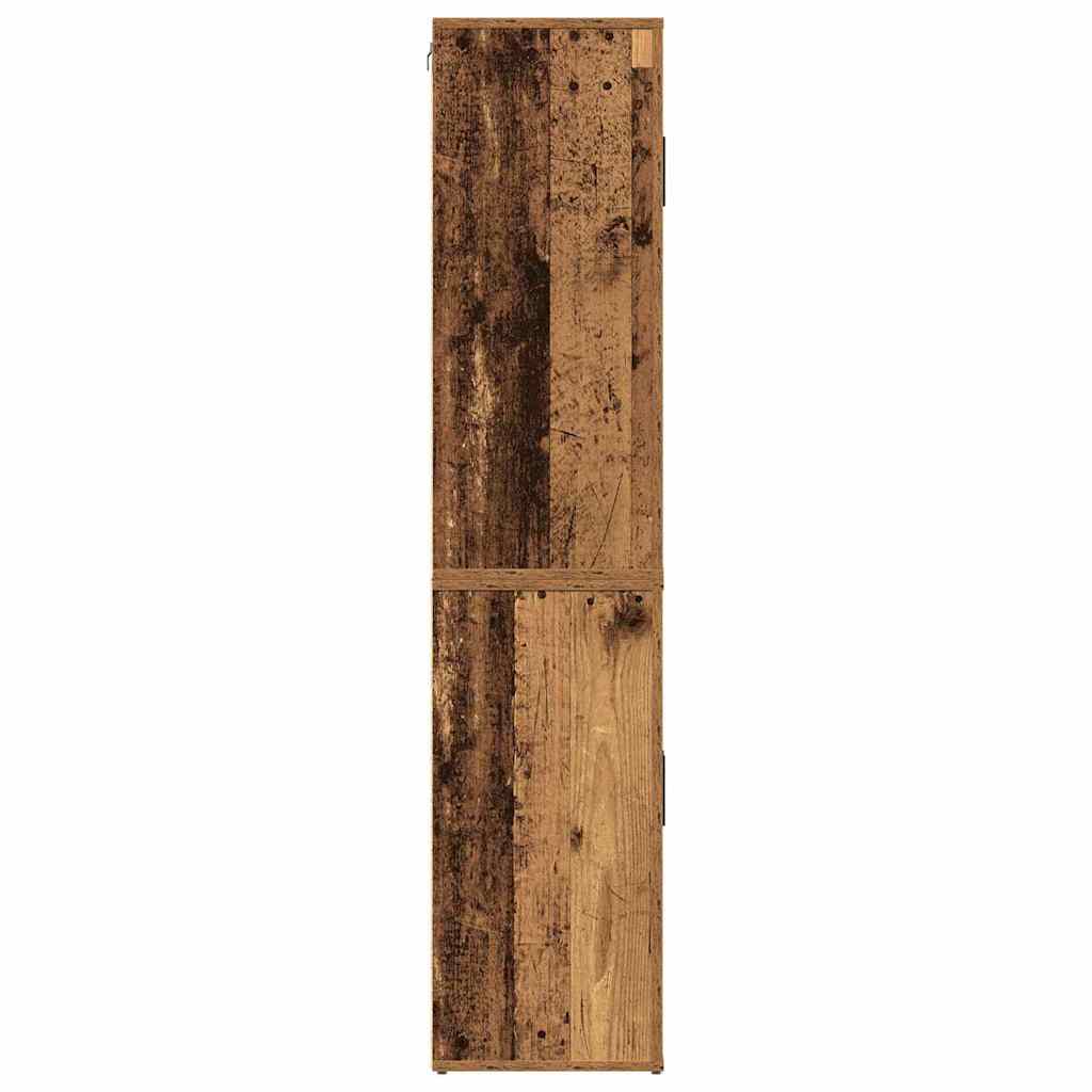 vidaXL Highboard Altholz 80 x 33 x 150 cm Holzwerkstoff