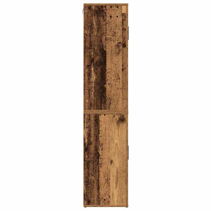 vidaXL Highboard Altholz 80 x 33 x 150 cm Holzwerkstoff