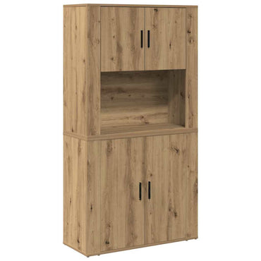 vidaXL Highboard Artisan-Eiche 80 x 33 x 150 cm Holzwerkstoff