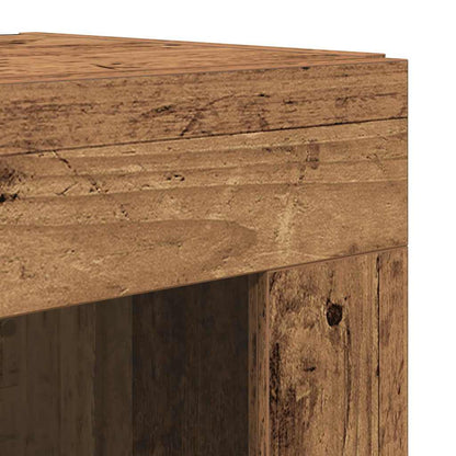 vidaXL Highboard 2 pcs Altholz 69,5 x 34 x 180 cm Holzwerkstoff