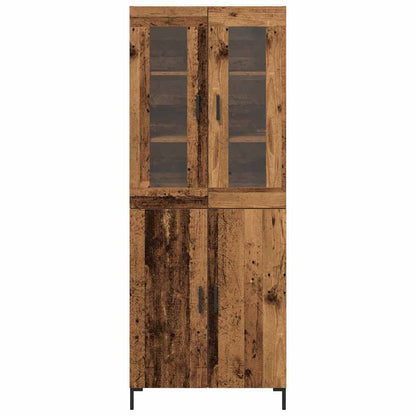 vidaXL Highboard 2 pcs Altholz 69,5 x 34 x 180 cm Holzwerkstoff