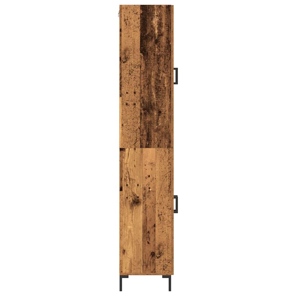 vidaXL Highboard 2 pcs Altholz 69,5 x 34 x 180 cm Holzwerkstoff