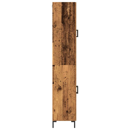 vidaXL Highboard 2 pcs Altholz 69,5 x 34 x 180 cm Holzwerkstoff