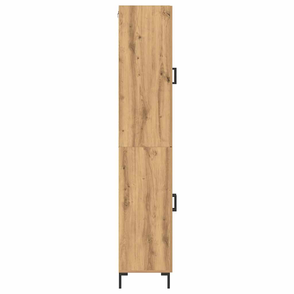 Highboard 2 pcs Artisan-Eiche 69,5 x 34 x 180 cm Holzwerkstoff