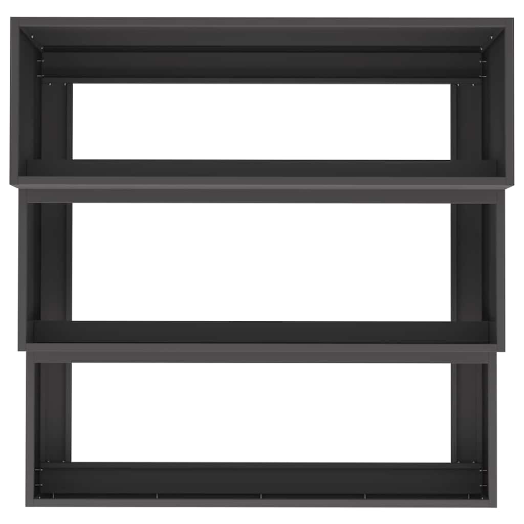 vidaXL Garten-Pflanzgefäß Schwarz 90 x 90 x 35 cm Kaltgewalzter Stahl