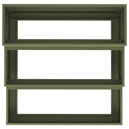 vidaXL Garten-Pflanzgefäß Olive Grün 90 x 90 x 35 cm