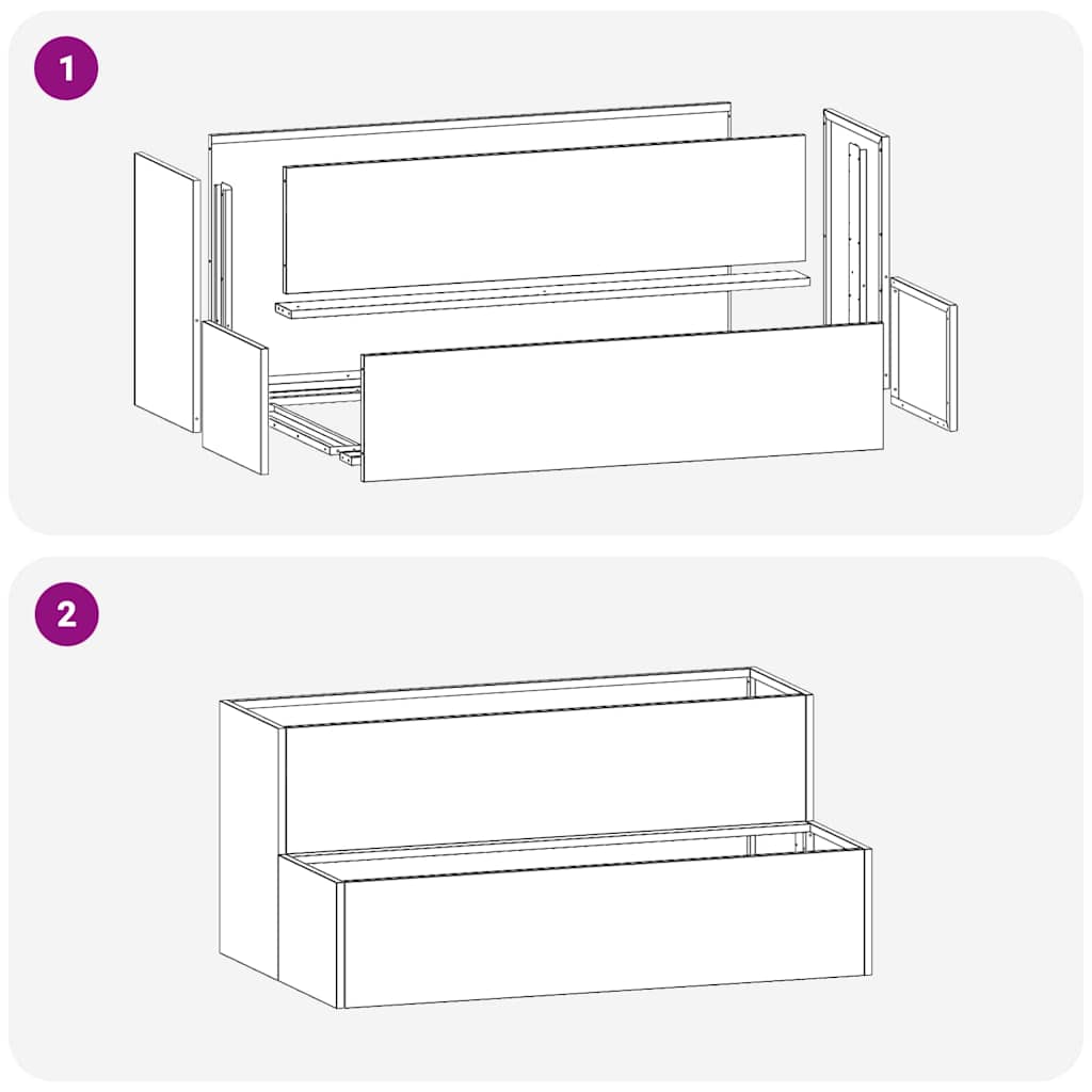 Garten-Pflanzgefäß Olive Grün 100 x 60 x 45 cm