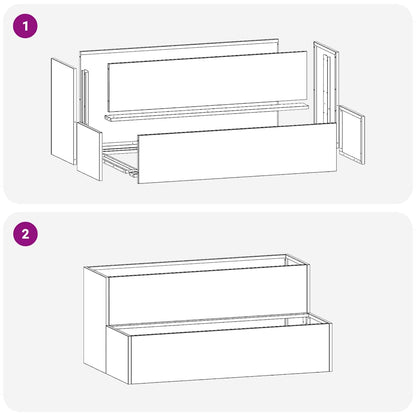 Garten-Pflanzgefäß Olive Grün 100 x 60 x 45 cm
