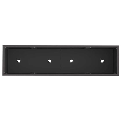 vidaXL Hochbeet Gartenpflanzer Schwarz 100 x 26 x 82 cm Stahl