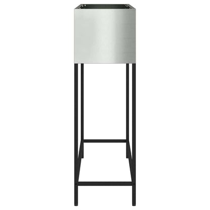 vidaXL Hochbeet Gartenpflanzer Silber 100 x 26 x 82 cm