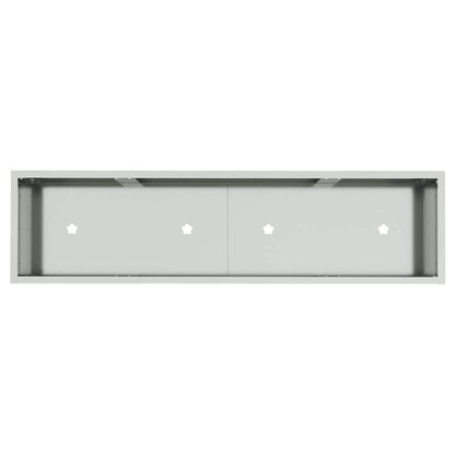 vidaXL Hochbeet Gartenpflanzer Silber 100 x 26 x 82 cm