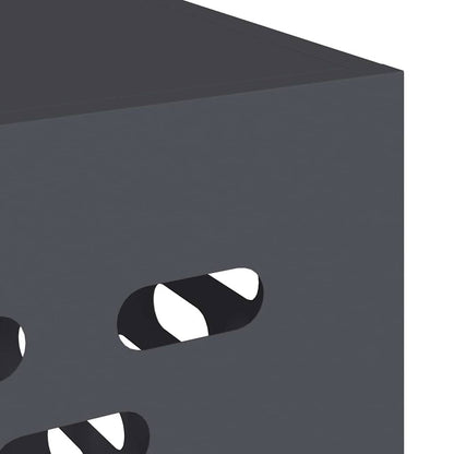 Klimaanlagenabdeckung Anthrazit 100 x 50 x 70 cm Stahl