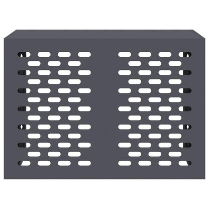 Klimaanlagenabdeckung Anthrazit 100 x 50 x 70 cm Stahl