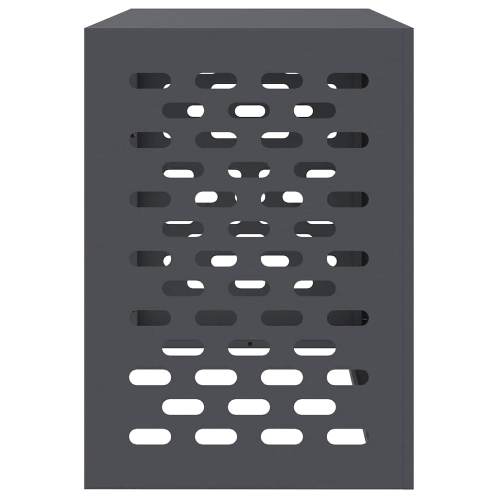 Klimaanlagenabdeckung Anthrazit 100 x 50 x 70 cm Stahl