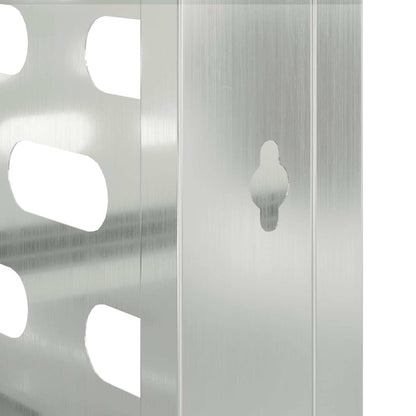 Klimaanlagenabdeckung Silber 100 x 50 x 70 cm Verzinkter Stahl