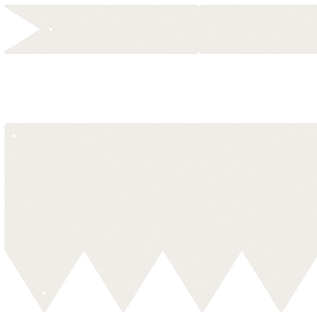 Raseneinfassung 30 pcs Weiß 100 x 0,05 x 20 cm