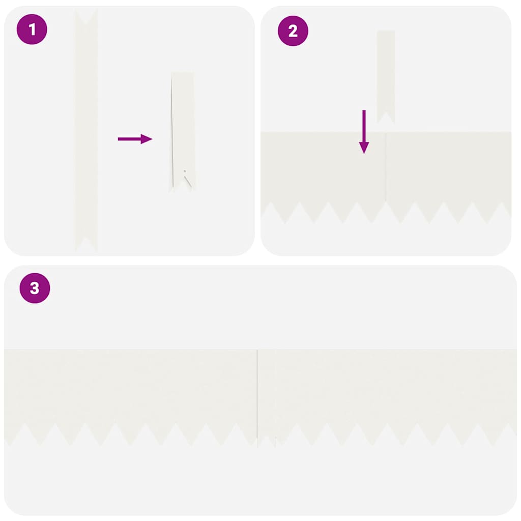 Raseneinfassung 20 pcs Weiß 100 x 0,05 x 20 cm