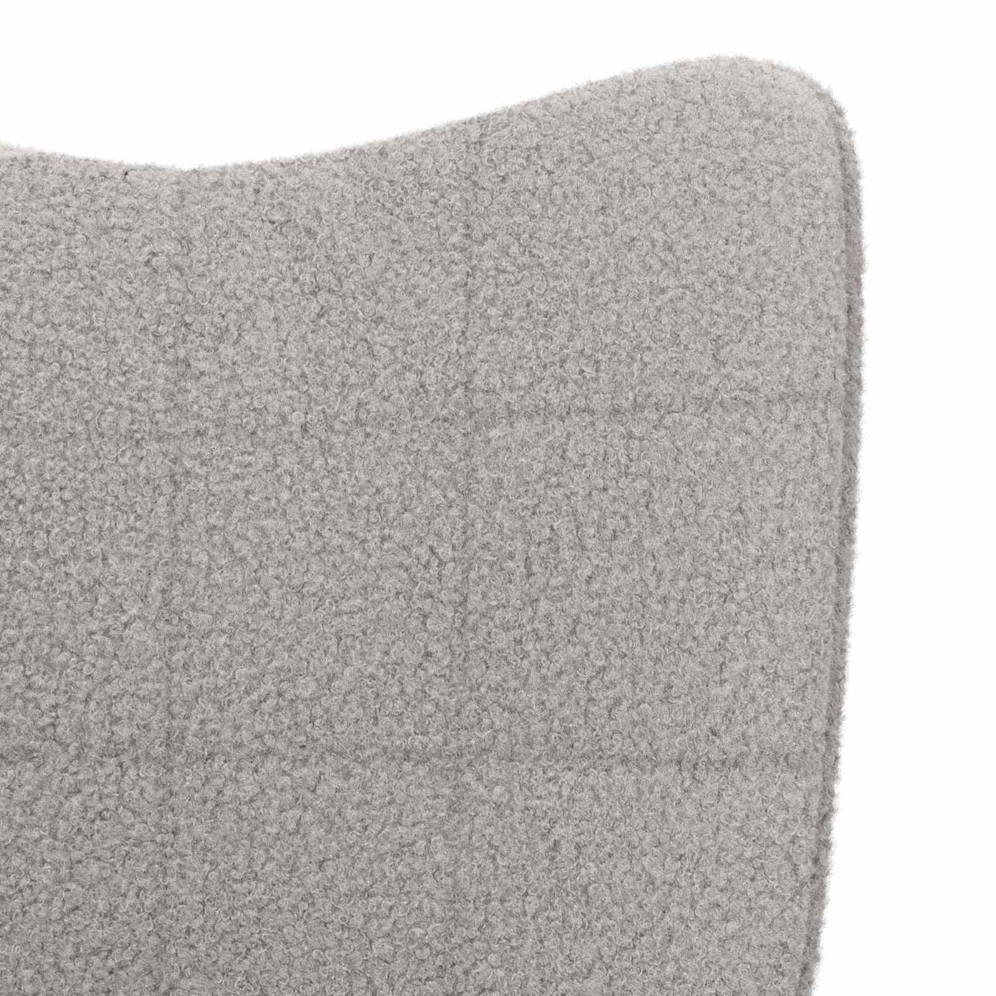 Sessel Hellgrau 62 x 67 x 95,5 cm Sherpa-Stoff