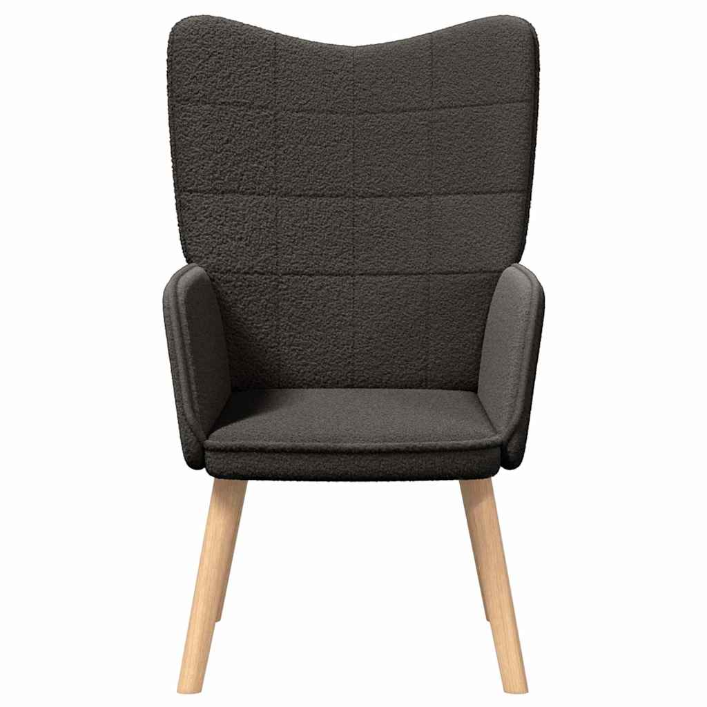 vidaXL Sessel Dunkelgrau 62 x 67 x 95,5 cm Sherpa-Stoff