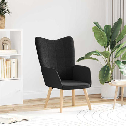 vidaXL Sessel Schwarz 62 x 67 x 95,5 cm Sherpa-Stoff