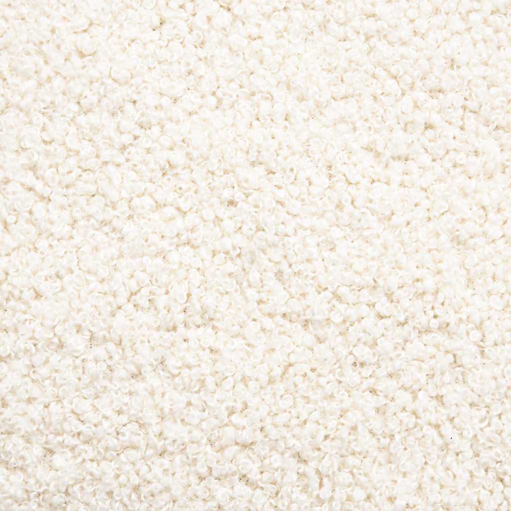 vidaXL Sessel Creme 63 x 67 x 94 cm Schafstoff und Sperrholz