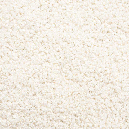 vidaXL Sessel Creme 63 x 67 x 94 cm Schafstoff und Sperrholz