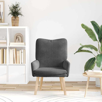 Sessel Dunkelgrau 63 x 67 x 94 cm Stoff