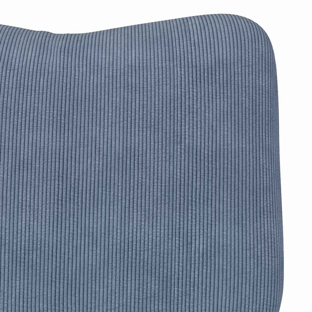 vidaXL Fauteuil bleu 63 x 67 x 94 cm tissu