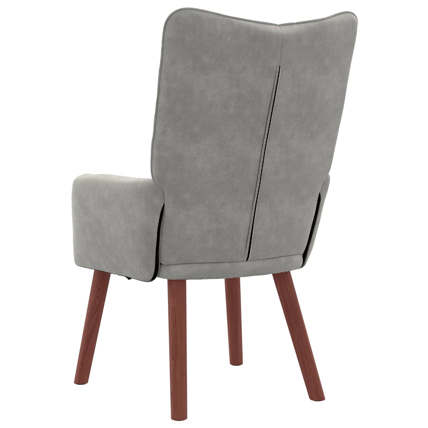 vidaXL Sessel Hellgrau 63 x 67 x 94 cm Samt