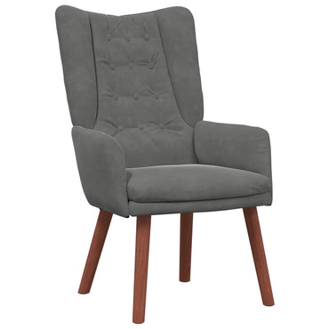 vidaXL Sessel Dunkelgrau 63 x 67 x 94 cm Samt