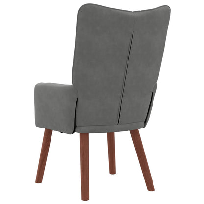 vidaXL Sessel Dunkelgrau 63 x 67 x 94 cm Samt