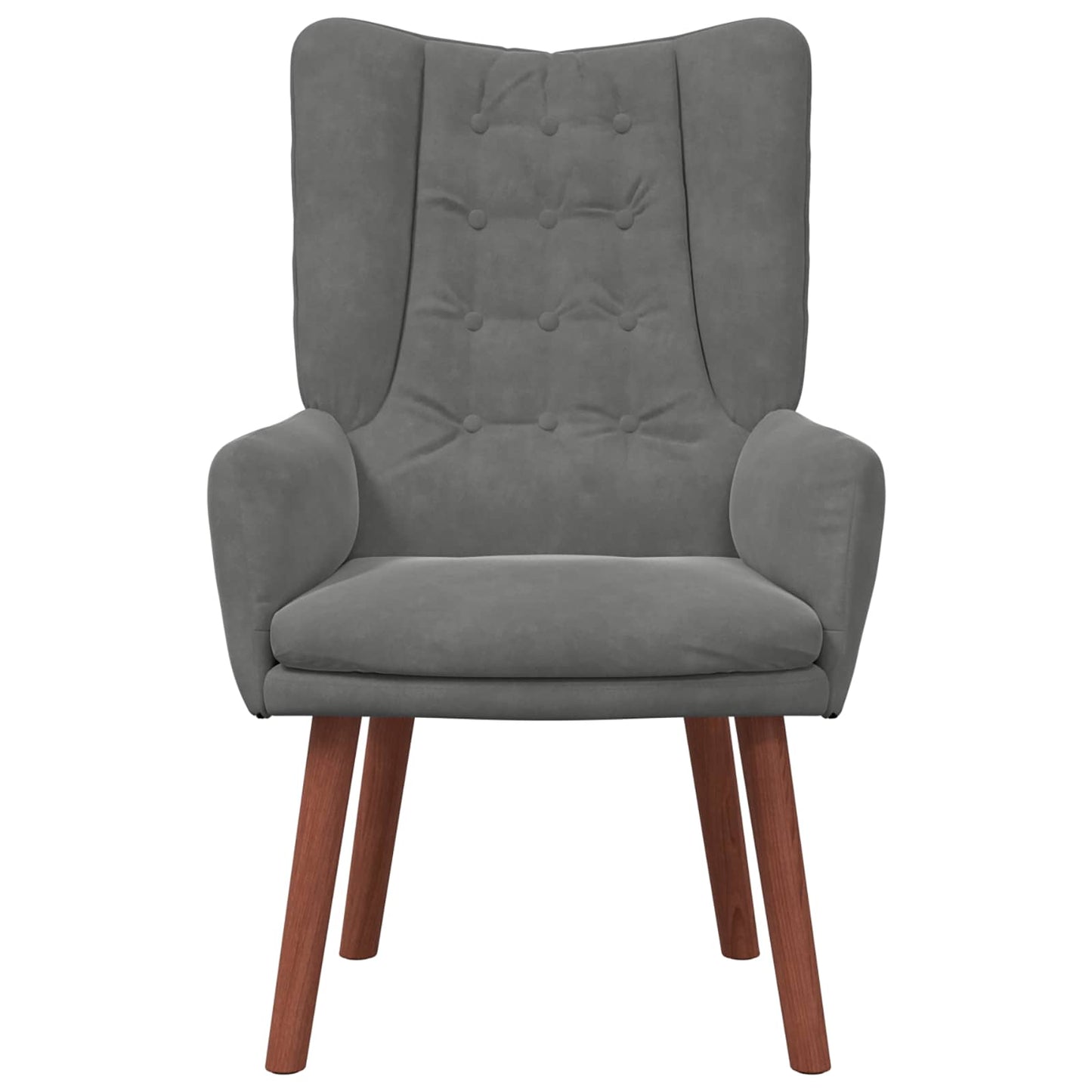 vidaXL Sessel Dunkelgrau 63 x 67 x 94 cm Samt