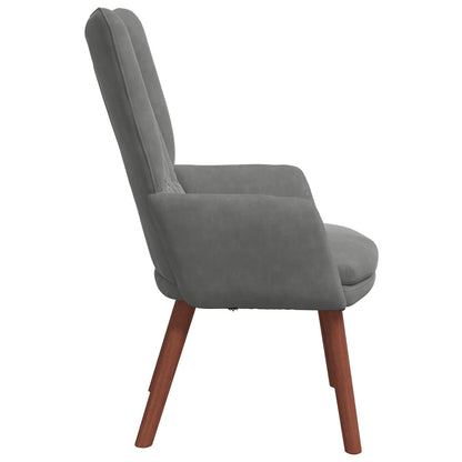 vidaXL Sessel Dunkelgrau 63 x 67 x 94 cm Samt