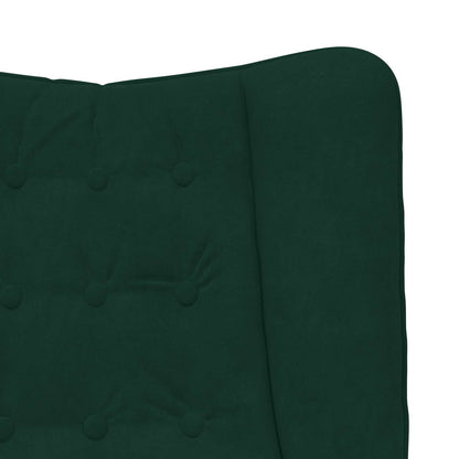 vidaXL Sessel Dunkelgrün 63 x 67 x 94 cm Samt