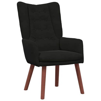 vidaXL Fauteuil Noir 63 x 67 x 94 cm Velours